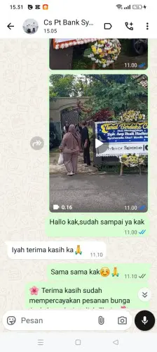 Testimonial Papan Bunga karawang barat