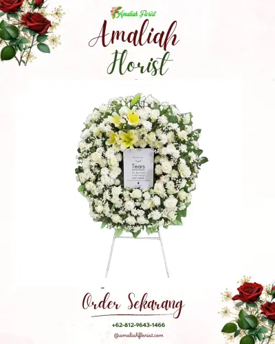 Krans Bunga Duka Cita karawang barat